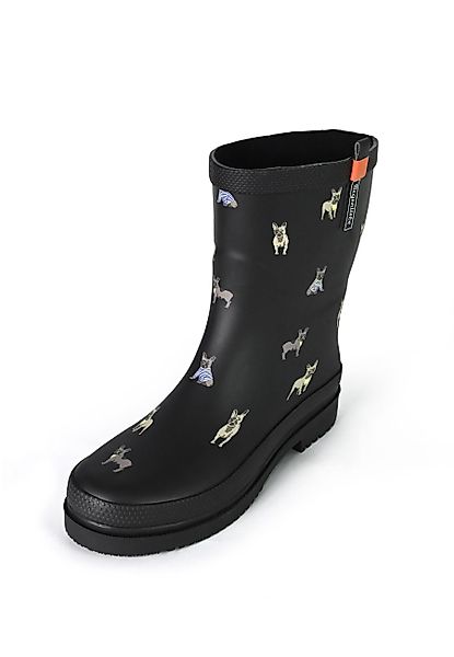 Regenliebe Waldi Mops Gummistiefel Halbschaft Stiefel günstig online kaufen