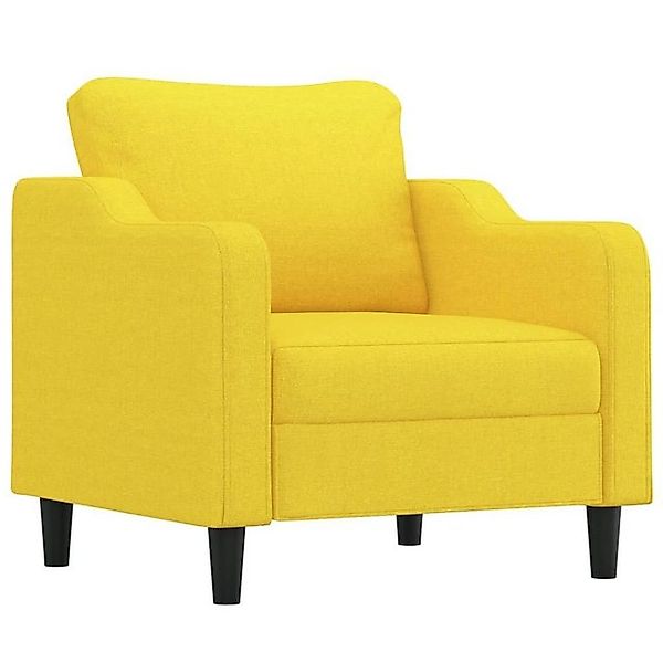 vidaXL Sofa Sessel Hellgelb 60 cm Stoff günstig online kaufen
