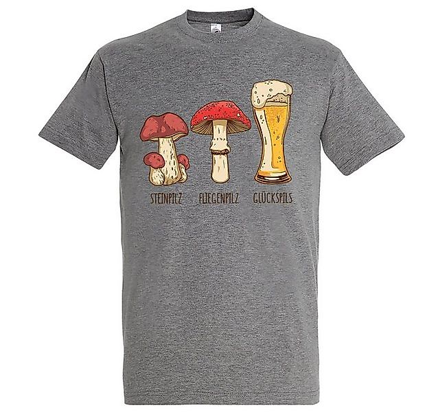Youth Designz Print-Shirt Herren T-Shirt Glückspils günstig online kaufen