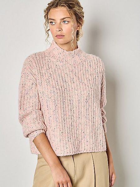 Apricot Stehkragenpullover Kurzer Stehkragenpullover günstig online kaufen