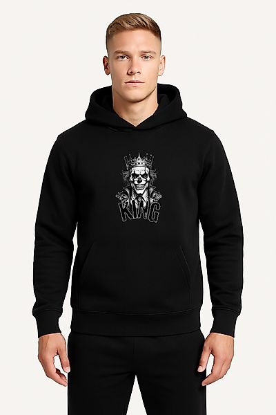 Banco Kapuzensweatshirt Herren Hoodie mit KING günstig online kaufen