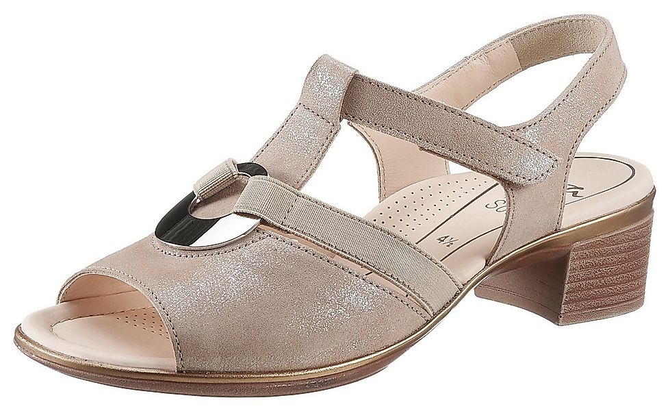 Ara LUGANO Sandalette, Sommerschuh, Sandale, Blockabsatz, mit Gummizug und günstig online kaufen