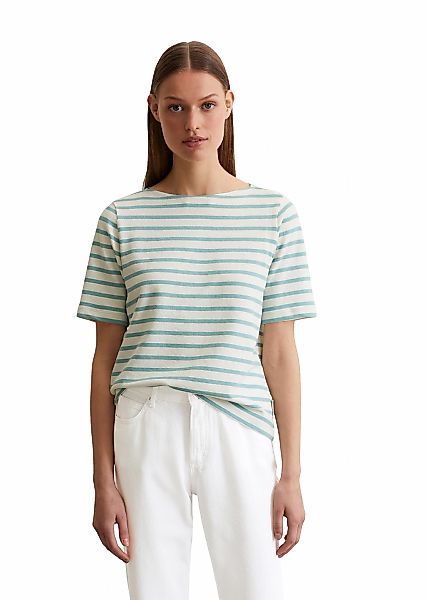 Marc OPolo T-Shirt, geringelt, U-Boot-Ausschnitt, gerade schnitten günstig online kaufen