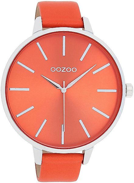 OOZOO Quarzuhr C11071, Armbanduhr, Damenuhr, Lederarmband günstig online kaufen