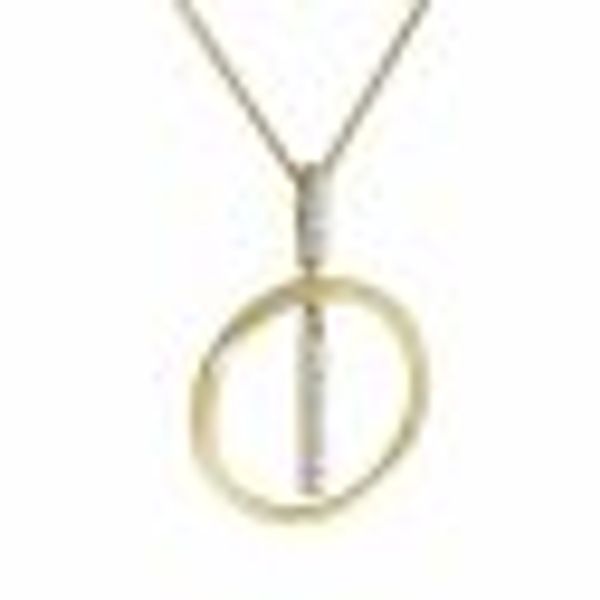 Halskette 375/- Gelbgold 2farbig Zirkonia günstig online kaufen