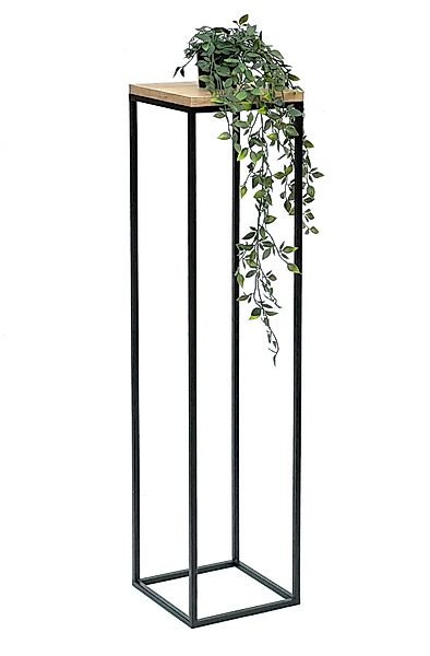 DanDiBo Blumenhocker Blumenhocker Metall Holz Schwarz günstig online kaufen