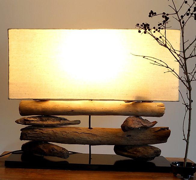Guru-Shop Tischleuchte Tischlampe, handgefertigt in Bali, günstig online kaufen