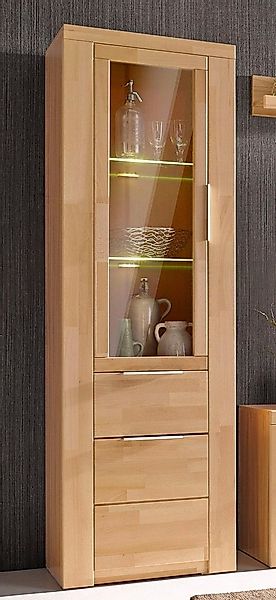 OTTO home Vitrine "ZARA75, 2 Glasboden variabel, Türen L/R, 1 Schublade, Wo günstig online kaufen