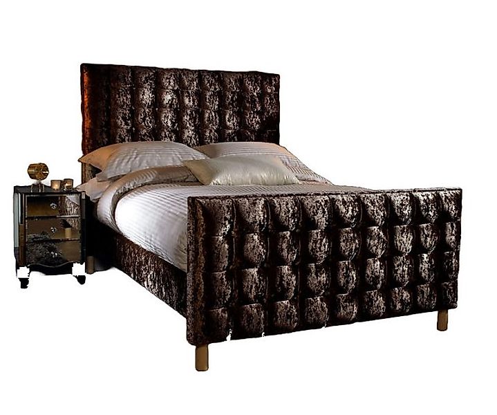 Xlmoebel Bett Samt-Doppelbett Chesterfield im XXL-Design für Luxus und Eleg günstig online kaufen