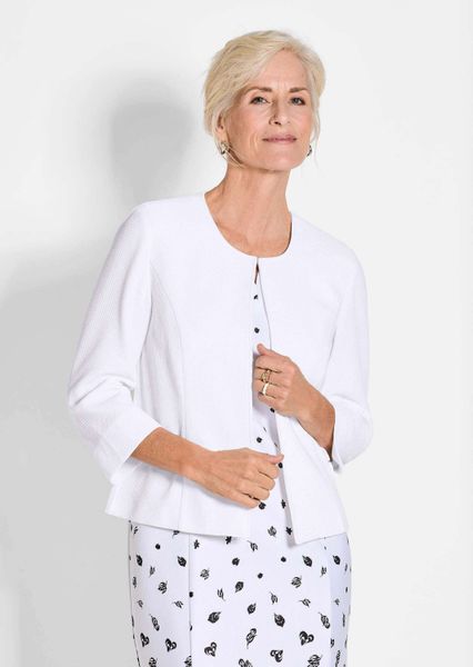 GOLDNER Jerseyblazer Eleganter Jersey-Kurzblazer Leicht strukturierter günstig online kaufen