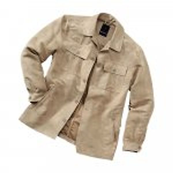 Mikrovelours-Hemdjacke günstig online kaufen