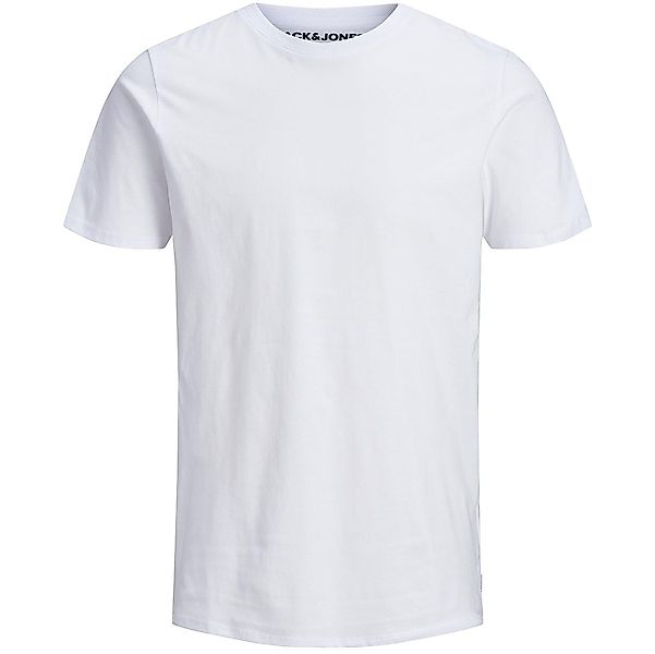 Jack&Jones T-Shirt aus Biobaumwolle Farbe weiß Größe: 4XL günstig online kaufen