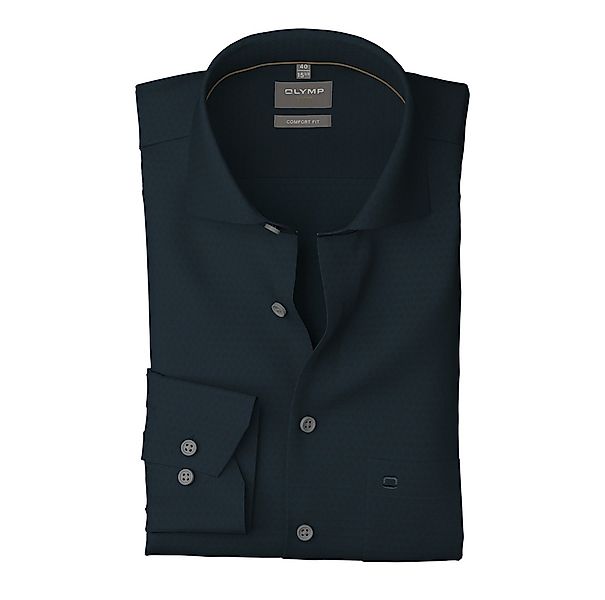 OLYMP Langarmhemd "Luxor comfort fit", Struktur - Satin, comfort fit, Busin günstig online kaufen