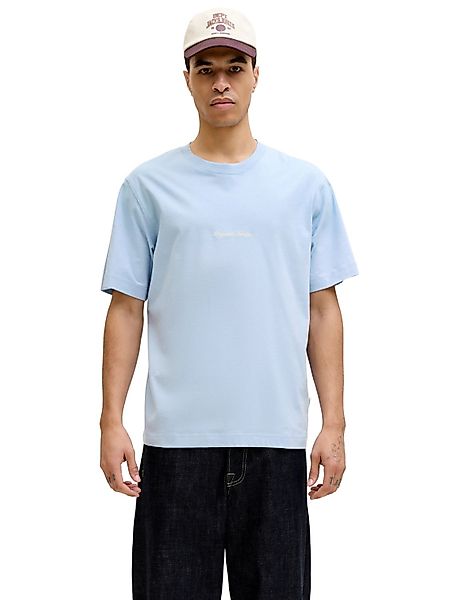 Jack & Jones Herren Rundhals T-Shirt JORNORREBRO EMB TEE SS CREW NECK - Rel günstig online kaufen