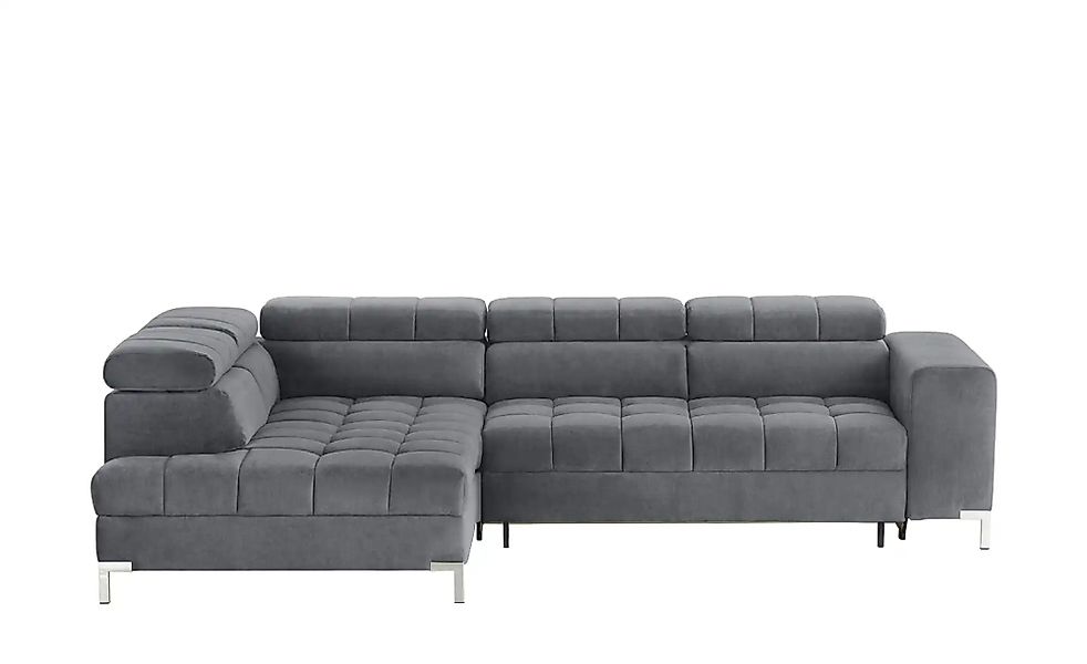Ecksofa mit verstellbaren Kopfstützen Arte ¦ grau ¦ Maße (cm): B: 284 H: 97 günstig online kaufen