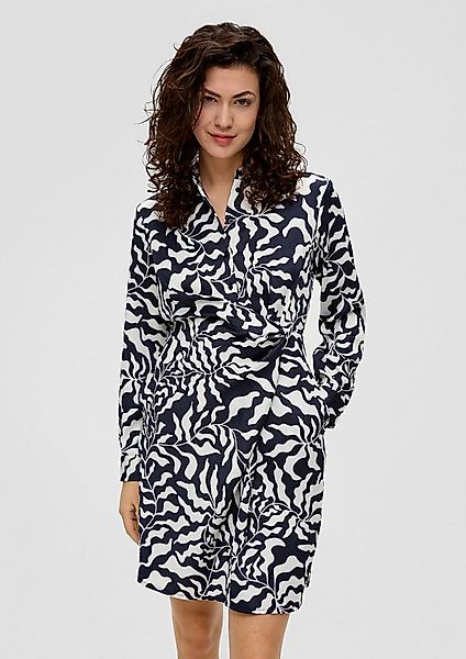 s.Oliver Minikleid Kleid Hemdkleid mit Wickel-Detail günstig online kaufen