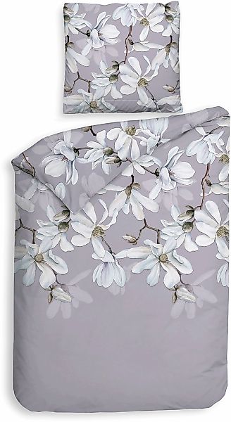 Heckett & Lane Bettwäsche "Stacey" 2 Stk. Blumen Design, 100% Baumwolle ab günstig online kaufen