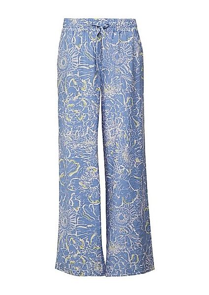 comma casual identity Stoffhose Leichte Hose aus Viskosemix mit All-over-Pr günstig online kaufen