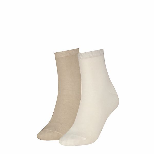 Tommy Hilfiger Kurzsocken "TH WOMEN CASUAL SHORT SOCK 2P" 2 Paar, Mit flach günstig online kaufen