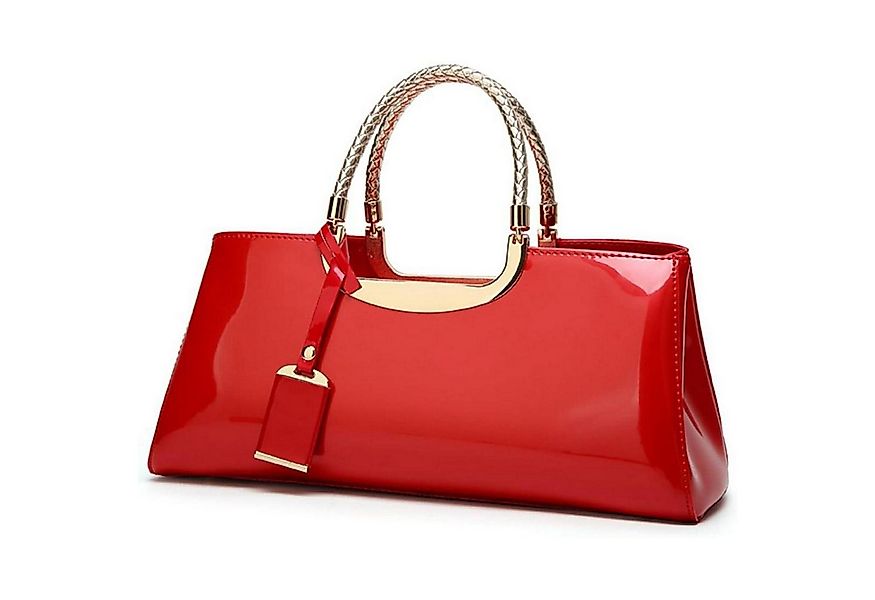 LuxusKollektion Henkeltasche Damen Handtasche PU-Lackleder Henkeltasche Abe günstig online kaufen
