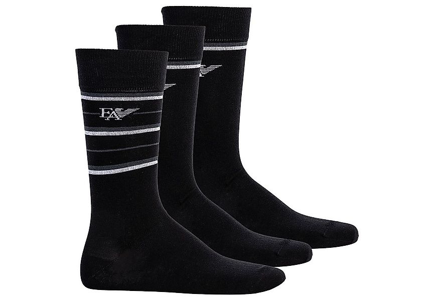 Emporio Armani Kurzsocken Herren 3er Pack Baumwolle (Packung, 3er Pack) günstig online kaufen