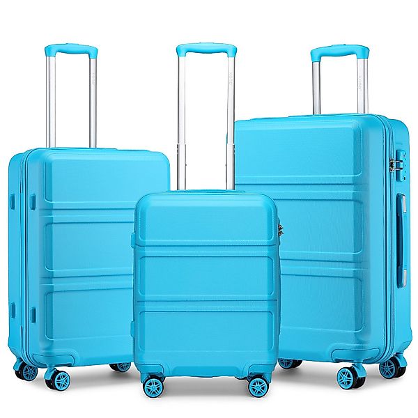 KONO Trolleyset 4 Rollen, (3 tlg), günstig online kaufen