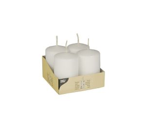 PAPSTAR Stumpenkerze 10483 Cylinder White 4 günstig online kaufen