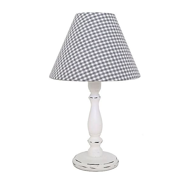 Grafelstein Tischleuchte Tischlampe LITTLE COTTAGE weiß grau aus Holz mit k günstig online kaufen