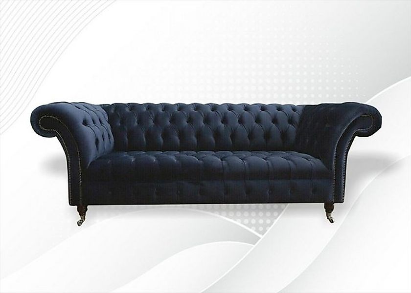 JVmoebel Chesterfield-Sofa Chesterfield Sofa Massivholz Handarbeit Möbel, M günstig online kaufen