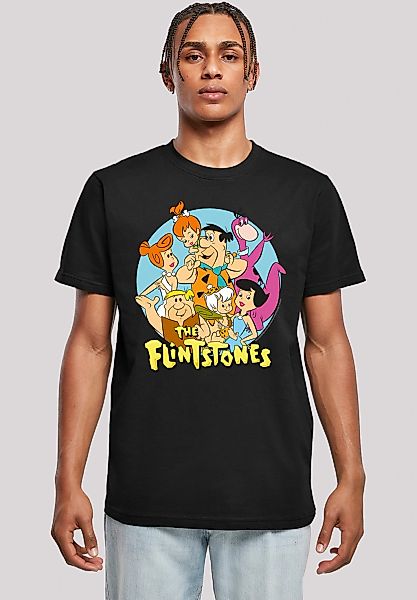 F4NT4STIC T-Shirt "Die Familie Feuerstein Group Circle", Print günstig online kaufen