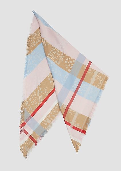 s.Oliver Halstuch Jacquard-Schal mit abstraktem Paisleymuster, günstig online kaufen