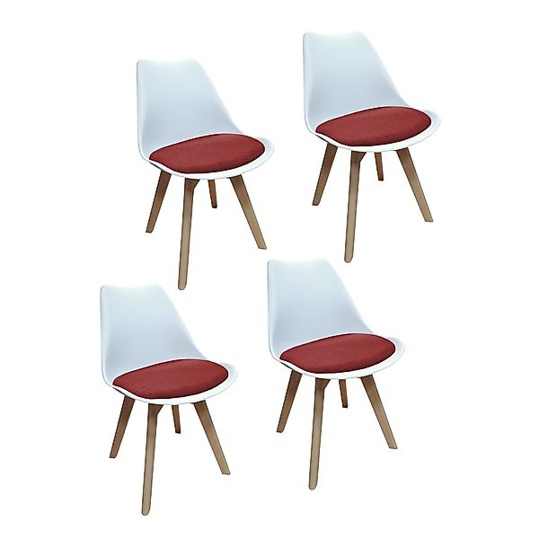 HTI-Living Esszimmerstuhl Stuhl Atlanta Webstoff 4er-Set günstig online kaufen