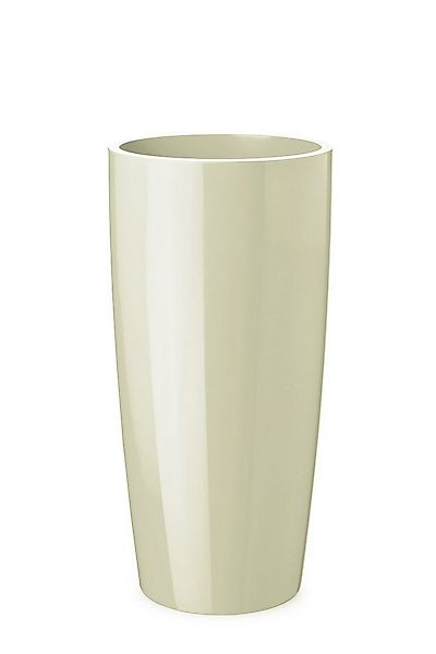 Floralo e. K. Blumentopf Kunststoff-Pflanztopf “Teramo” rund, creme hochglä günstig online kaufen