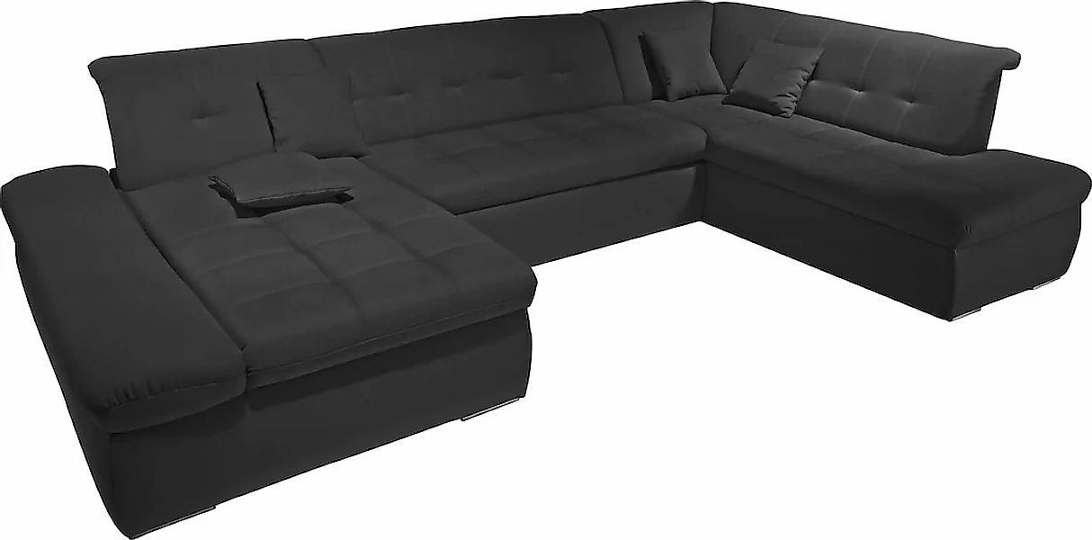 INOSIGN Wohnlandschaft »U-Form« wahlweise mit Bett- und Armlehnfunktion günstig online kaufen