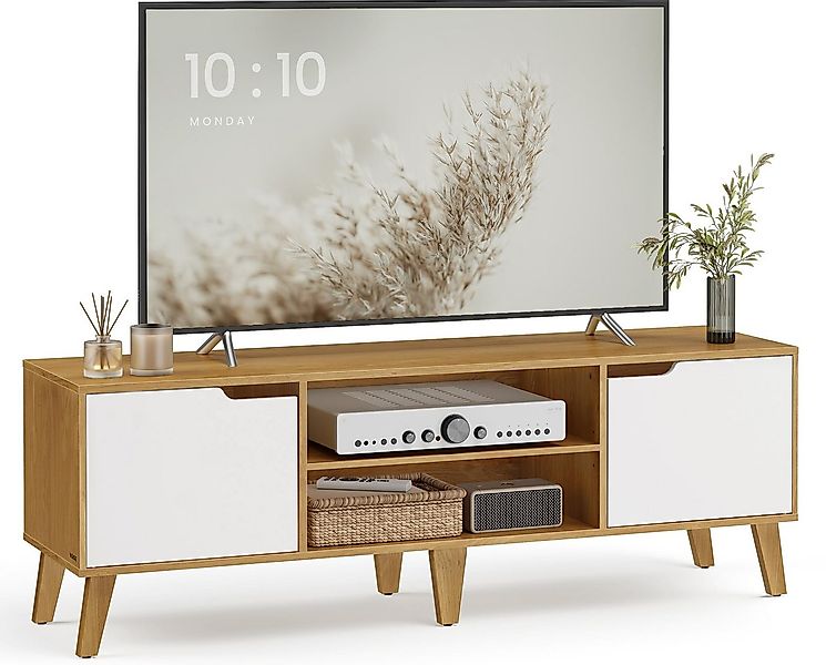 VASAGLE Lowboard, mit verstellbarer Ablage, 147cm lang, für Fernseher bis z günstig online kaufen