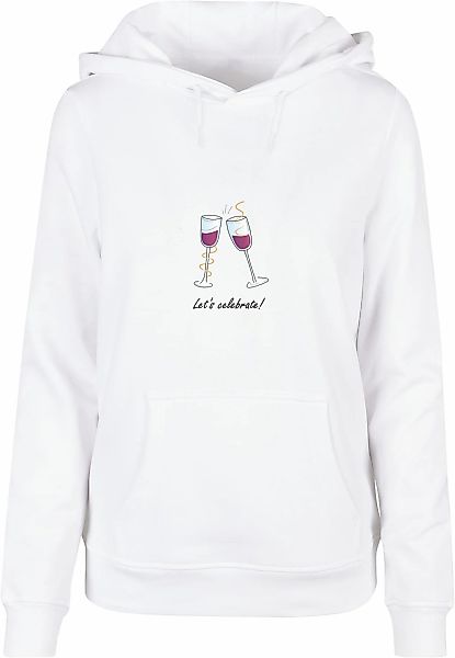 Merchcode Kapuzenpullover "Merchcode Damen Ladies Lets celebrate Basic Hood günstig online kaufen