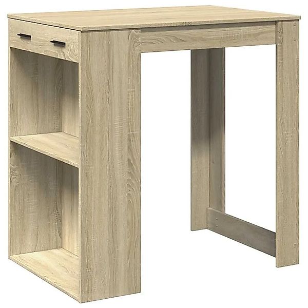 vidaXL Bartisch Sonoma-Eiche 102x70x103,5 cm Holzwerkstoff 3309323 günstig online kaufen