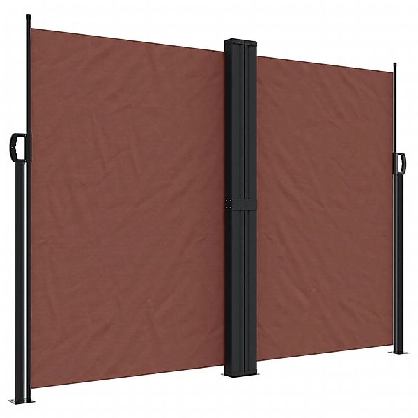 furnicato Seitenmarkise Ausziehbar Braun 180x600 cm günstig online kaufen
