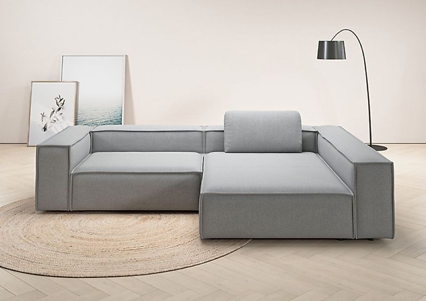 Places of Style Ecksofa »Watertown, moderne XXL L-Form, 306 cm breit«, Komf günstig online kaufen