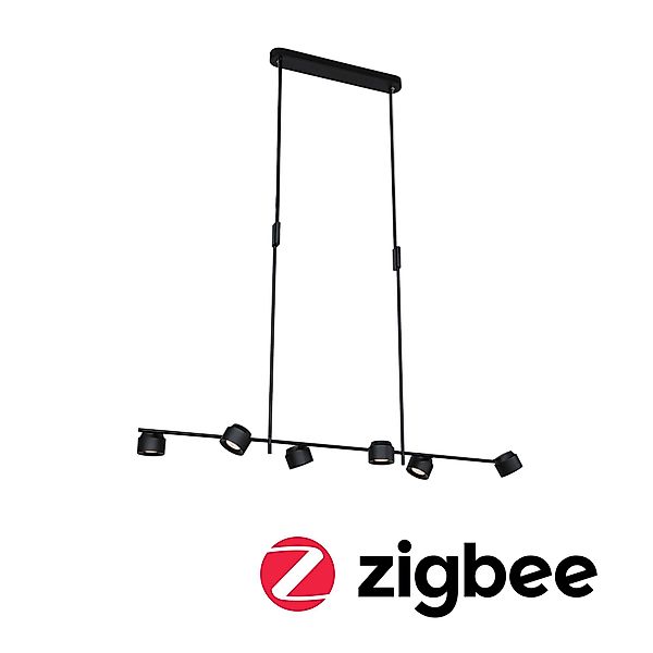 Paulmann "LED Pendelleuchte Smart Home Zigbee 3.0 Puric Pane Effect Effect günstig online kaufen