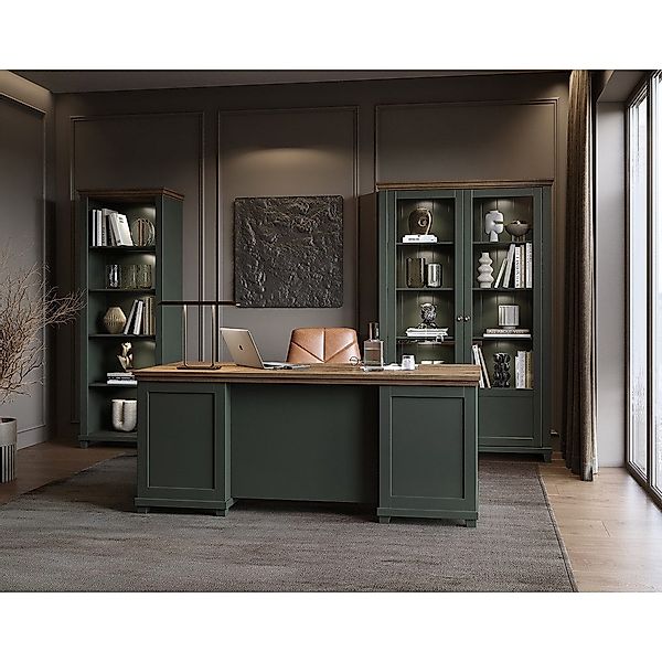 Lomadox Büromöbel-Set EPSOM-83, (Spar-Set, 3-tlg., Schreibtisch günstig online kaufen