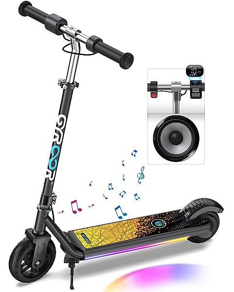 Gyroor Elektro-Kinderroller H30 MAX mit LED-Regenbogenlicht für Kinder 6-12 günstig online kaufen