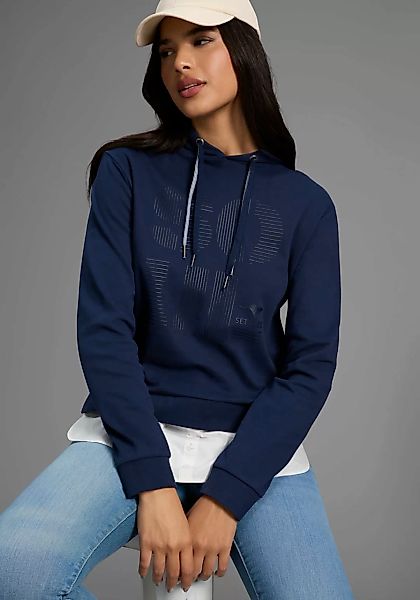 KangaROOS Kapuzensweatshirt, mit angenähtem Blusensaum günstig online kaufen