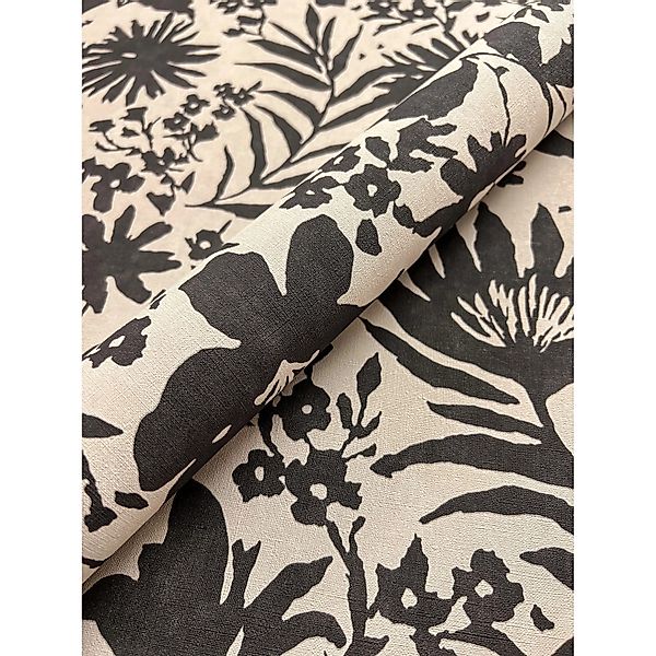 Newroom Vliestapete Narcisa Black Blumen Floral FSC® günstig online kaufen