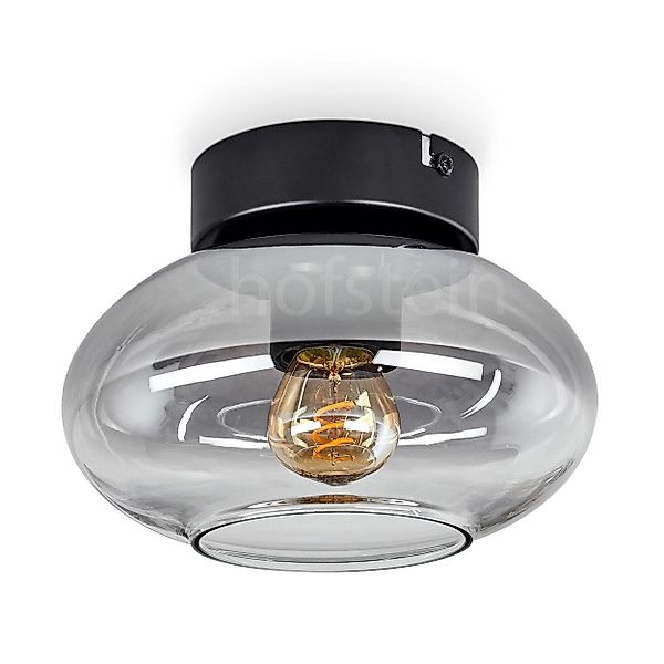 hofstein Deckenleuchte moderne Deckenlampe aus Metall/Glas günstig online kaufen