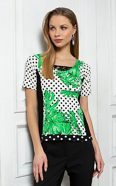 Passioni T-Shirt Kurzärmeliges T-Shirt in Weiß günstig online kaufen