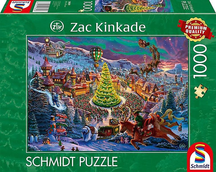 Schmidt Spiele Puzzle Santas Nordpol, 1000 Puzzleteile günstig online kaufen