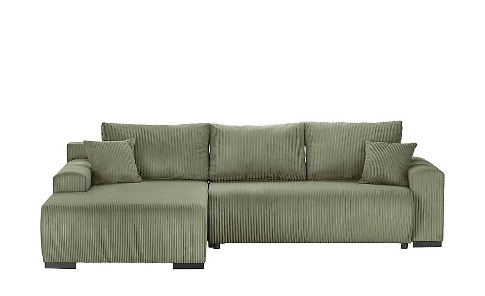smart Ecksofa  Nelly ¦ grün ¦ Maße (cm): B: 270 H: 85 T: 185.0 Polstermöbel günstig online kaufen