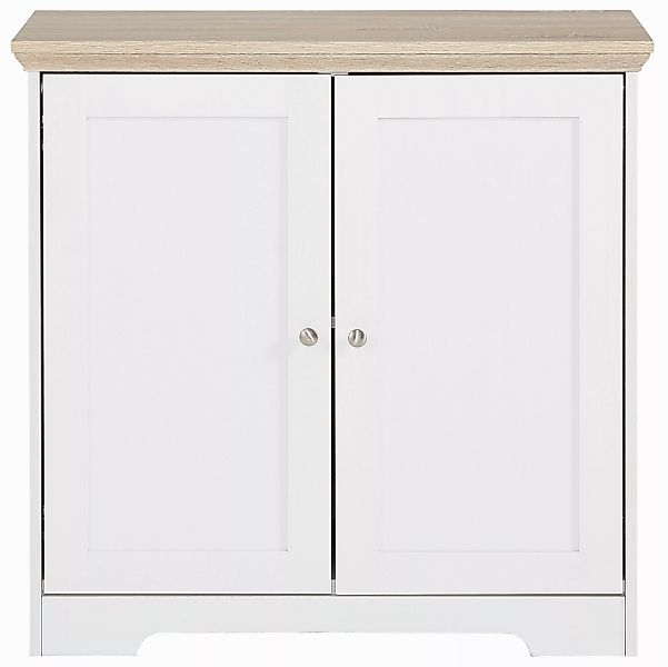 Home affaire Sideboard "Nanna", Kommode mit einer Folien Oberfläche in Eich günstig online kaufen