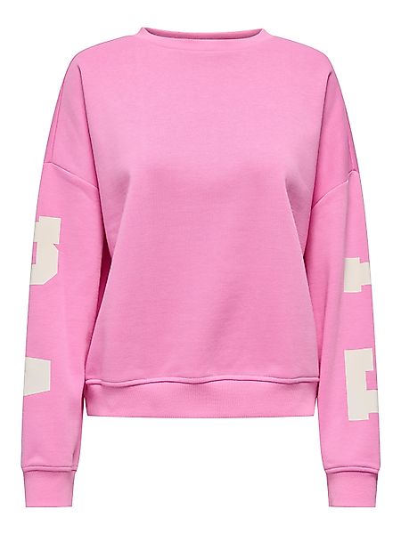ONLY Sweatshirt ONLSWEAT L/S BACK/SLEEVE PRINT günstig online kaufen